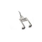 Image 2 of Silver charm; Musical note