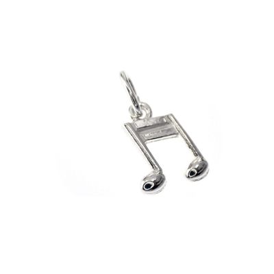 Image 2 of Silver charm; Musical note