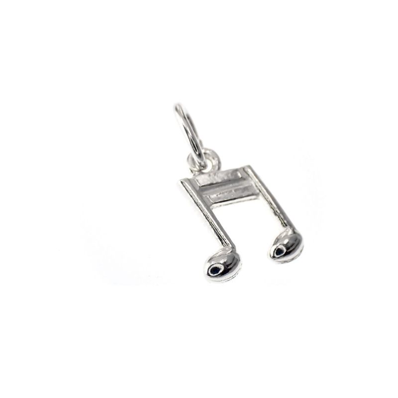 Image 2 of Silver charm; Musical note