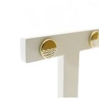 Image 3 of Two-tone gold stud earrings