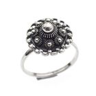 Image 1 of Silver ring with Zeeland button