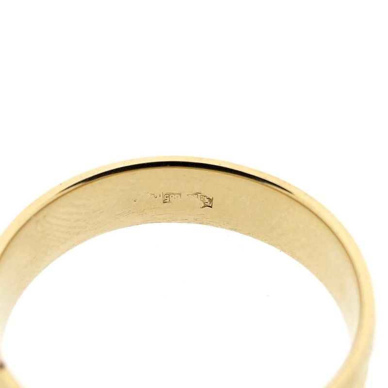 Image 6 of Gold ring with pattern