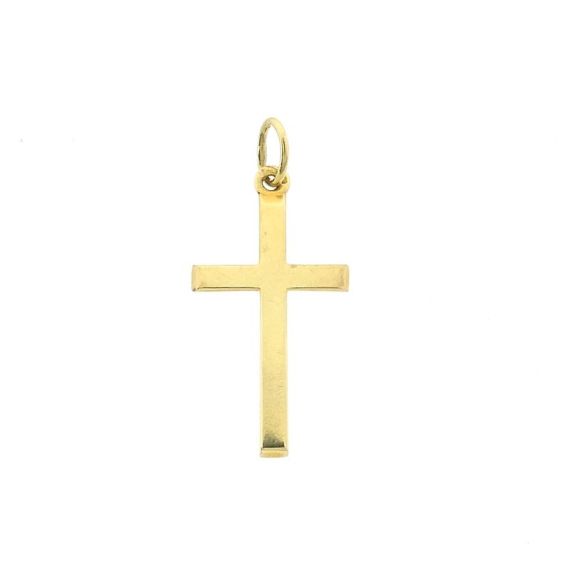 Image 1 of Gold pendant of a cross