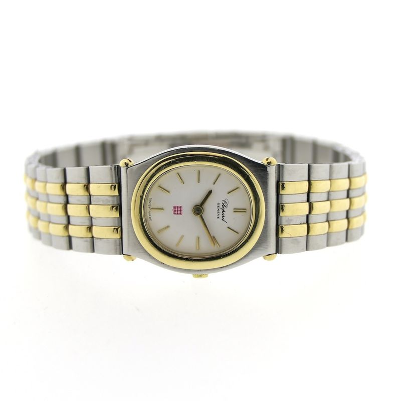 Image 16 of Chopard Monte Carlo; Vintage goud/stalen dames horloge