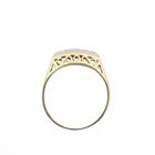 Image 4 of Two-tone gold ring with diamond | 0.15 ct