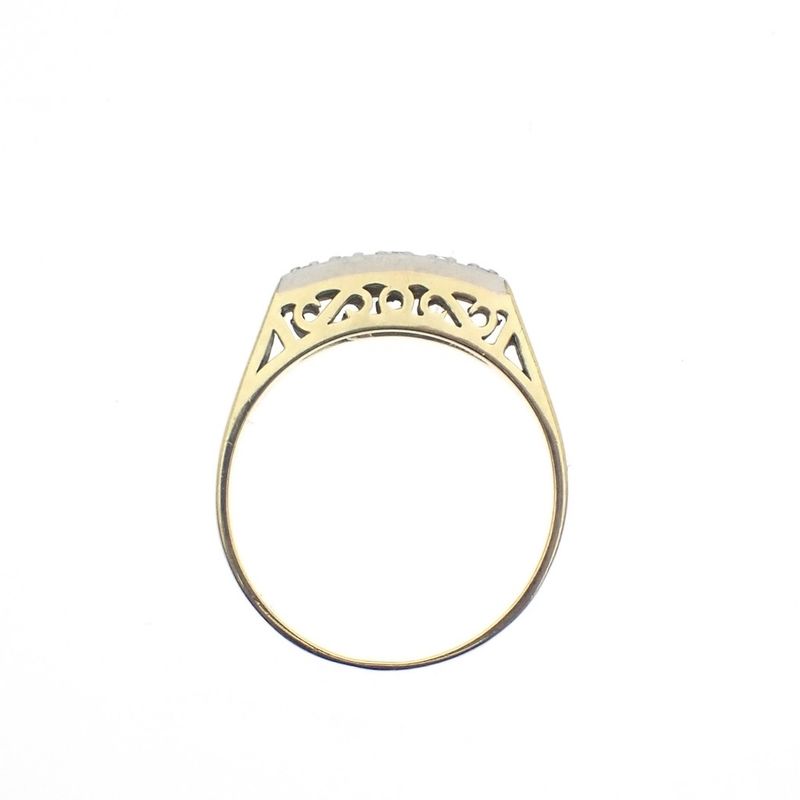 Image 4 of Two-tone gold ring with diamond | 0.15 ct