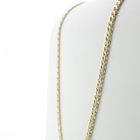 Image 3 of Gold flat gourmet link chain