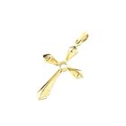 Image 12 of Gold cross pendant with zirconia