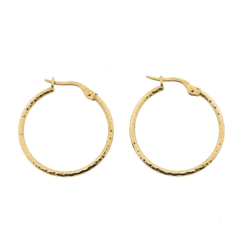Image 6 of Vintage gold earrings | Ø 23.5 mm