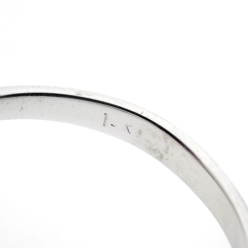 Image 5 of 18 carat white gold ring with 0.20 ct. diamonds.