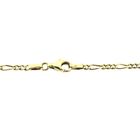 Image 5 of Gold Figaro link chain | 45 cm
