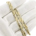 Image 5 of Two-tone gold infinity link chain