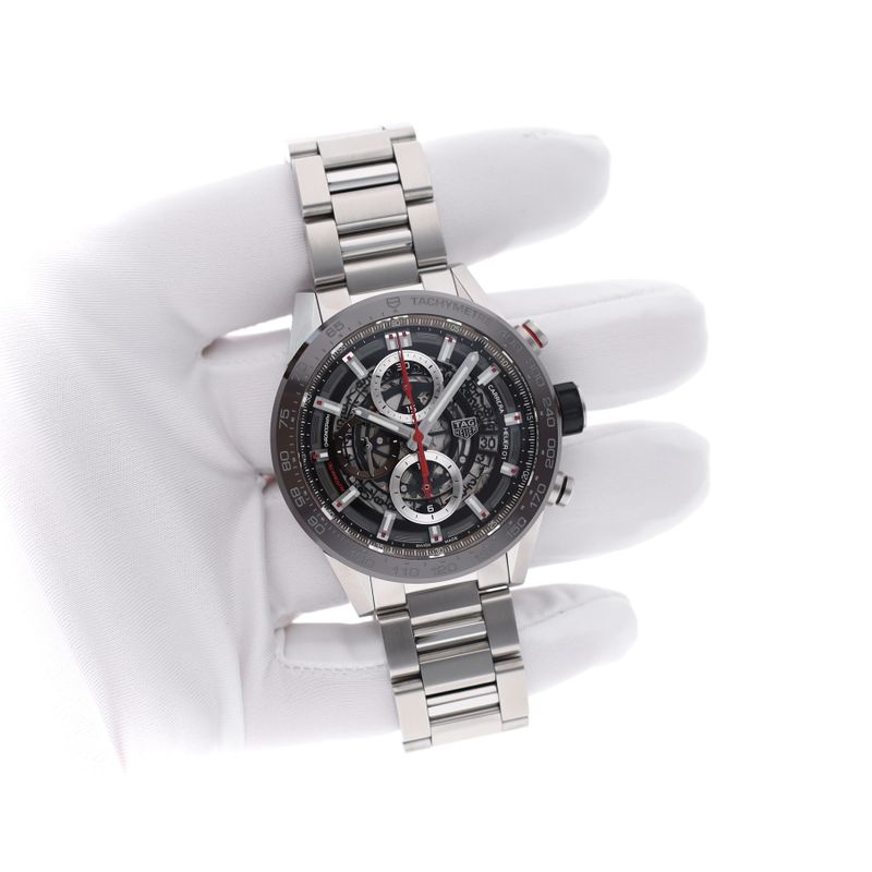 Image 10 of TAG Heuer Carrera 'Calibre 01' CAR201U; Chronograph men's watch