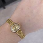 Image 20 of Rolex Precision; 18k gold ladies watch