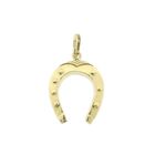 Image 1 of Gold horseshoe pendant