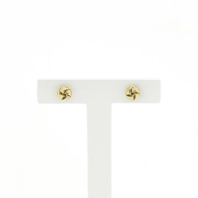 Image 1 of Gold stud earrings | knot