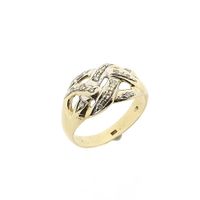 Gold Ring with Zirconia