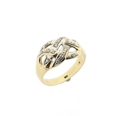 Image 1 of Gold Ring with Zirconia