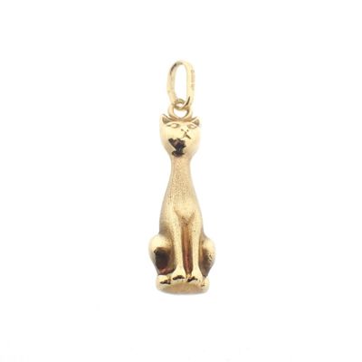 Gold pendant of a cat Image 1 of Gold pendant of a cat