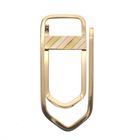 Image 3 of 18K tricolor gold money clip