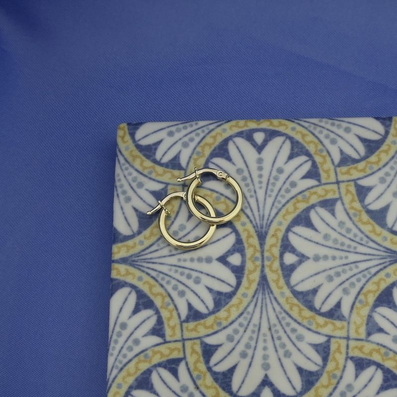 Image 6 of 18K Gold Earrings | Ø 14 mm