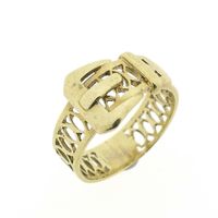 Gold ring from a belt with buckle | Vintage