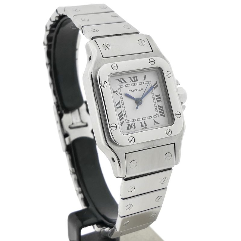 Image 2 of Cartier Santos Galbèe Automatic 0901; Vintage dames horloge