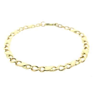 Image 1 of Gold gourmet link bracelet