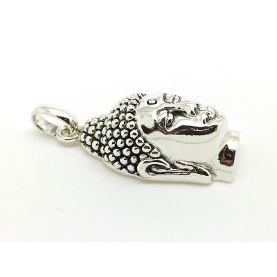 Image 2 of Silver Buddha pendant