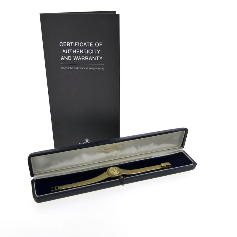 Image 4 of Rolex Vintage Ladies; 18k gold ladies' watch