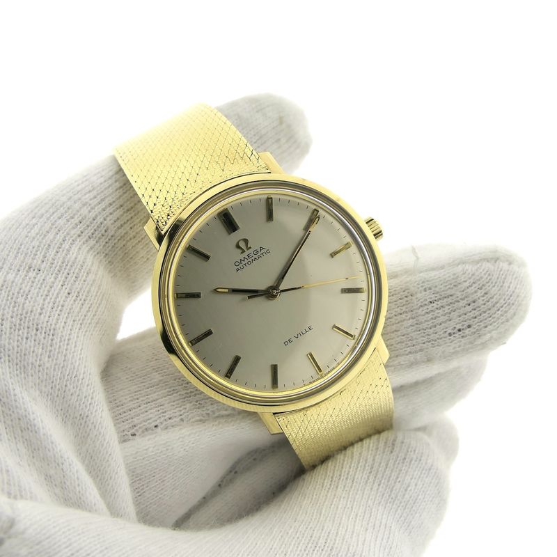 Image 6 of Omega DeVille Automatic; Vintage 14k gold men's watch