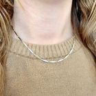 Image 4 of Two-tone gold fantasy link chain | 43 cm