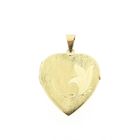 Image 1 of Vintage gold locket pendant | Heart