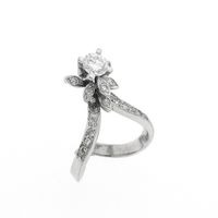 White gold cocktail ring with diamond | 0.76 ct.