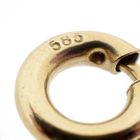 Image 10 of Gold thin gourmet link necklace | 46 cm