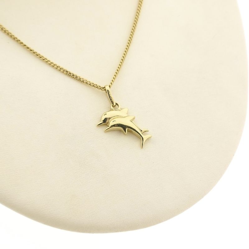 Image 8 of Golden dolphin pendant