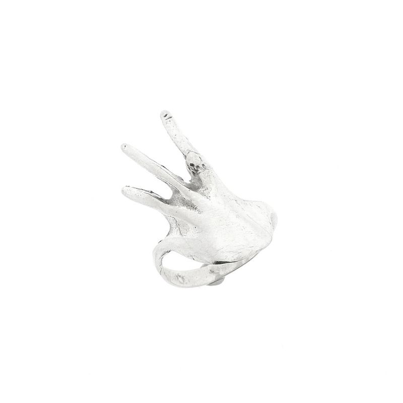 Image 1 of Silver ring of a hand