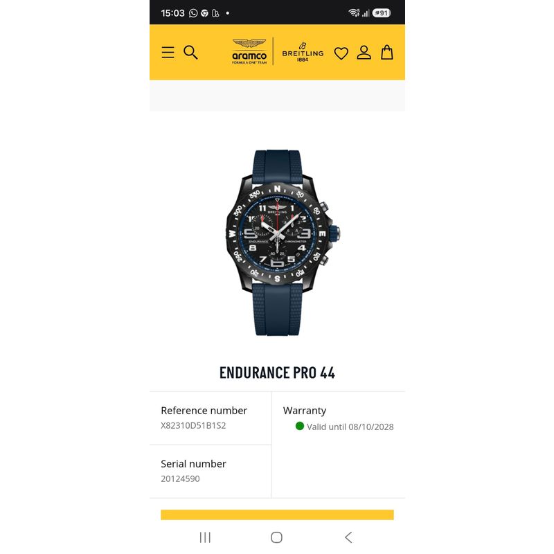 Image 10 of Breitling Endurance Pro 'Blue' Chronograph