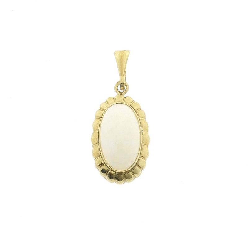 Image 1 of Gold pendant with precious opal | Vintage