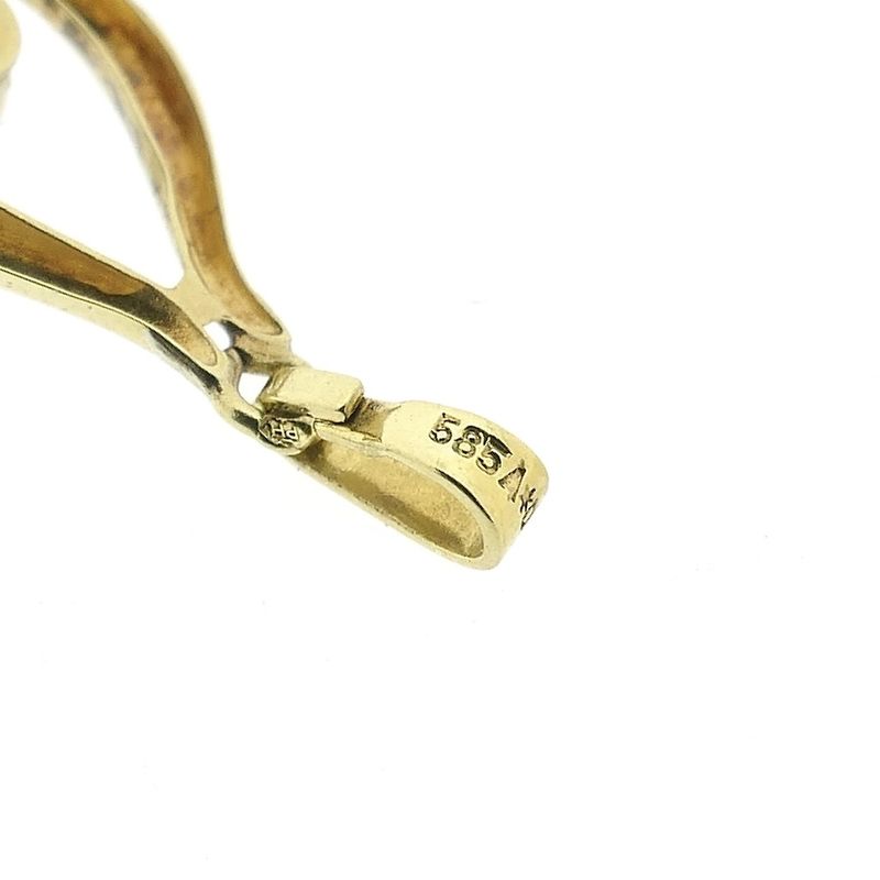 Image 6 of Gold pendant with pearl | Vintage