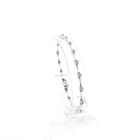 Image 1 of Platinum bracelet with diamond; 0.72 ct. | 19 cm