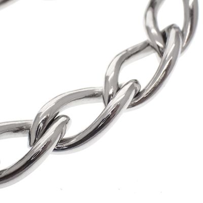 Image 2 of Silver heavy anchor link bracelet | 19 cm