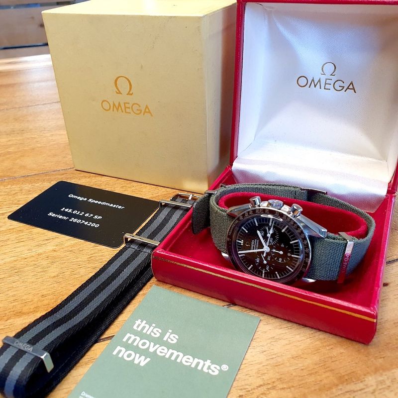 Image 12 of Omega Speedmaster Moonwatch 145.012; Vintage chronograaf horloge