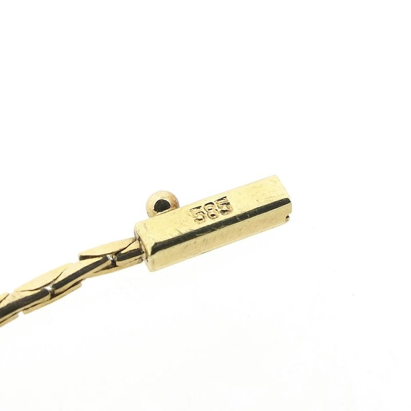 Image 6 of Gold cobra link bracelet | 19 cm