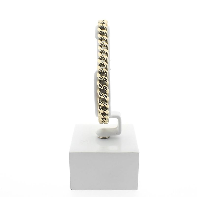 Image 5 of Gold gourmet link bracelet | 21.5 cm