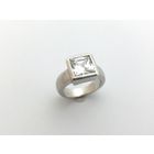 Image 1 of Silver ring; brand ZINZI | Size 17