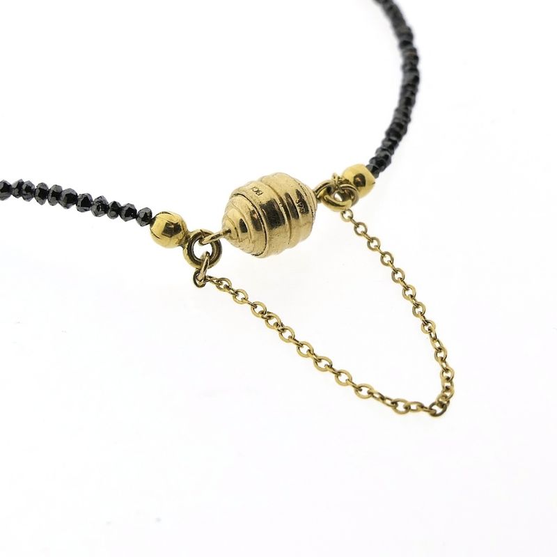 Image 9 of 9 crt. Black diamond bracelet | 20 cm