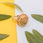 Image 2 of 8 carat ring with commemorative coin | John. F Kennedy