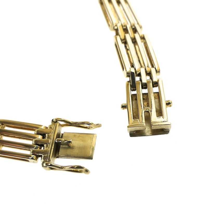 Image 5 of Golden fantasy link bracelet | 21 cm