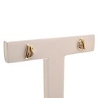 Image 1 of Bicolor gold stud earrings with zirconia